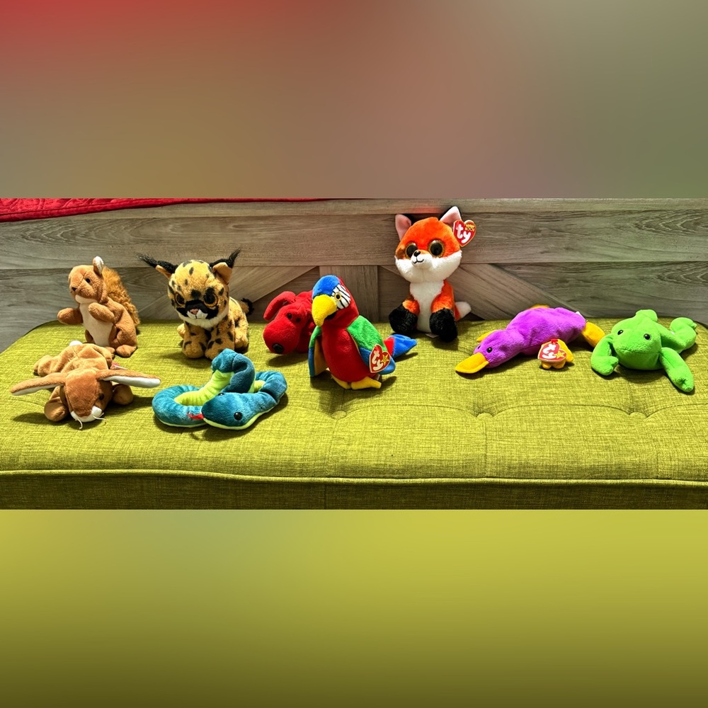Ty Beanie Babies - Stuffed Animal Collection 
- (11 total)
